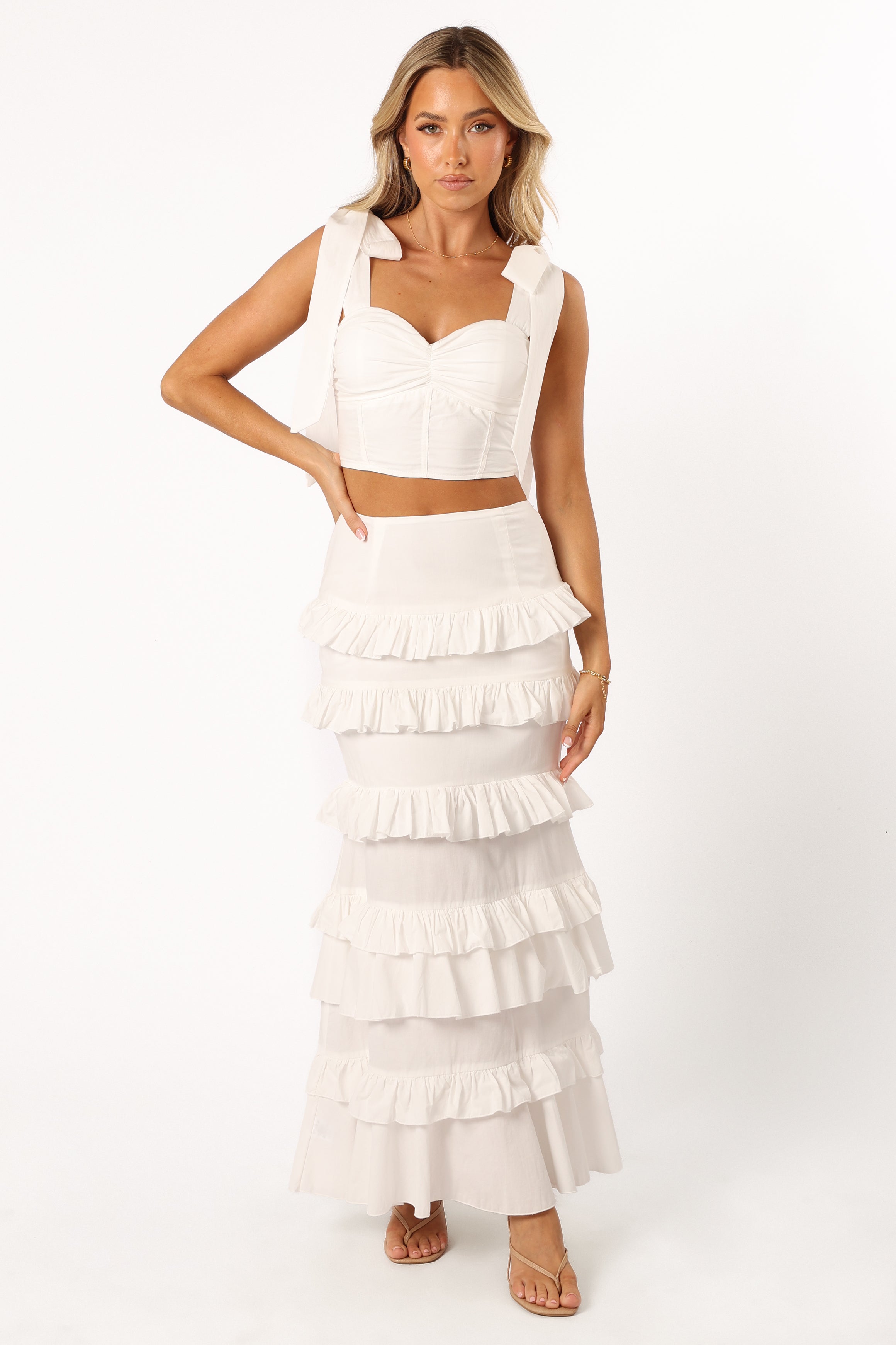Tia Two Piece Set - Off White