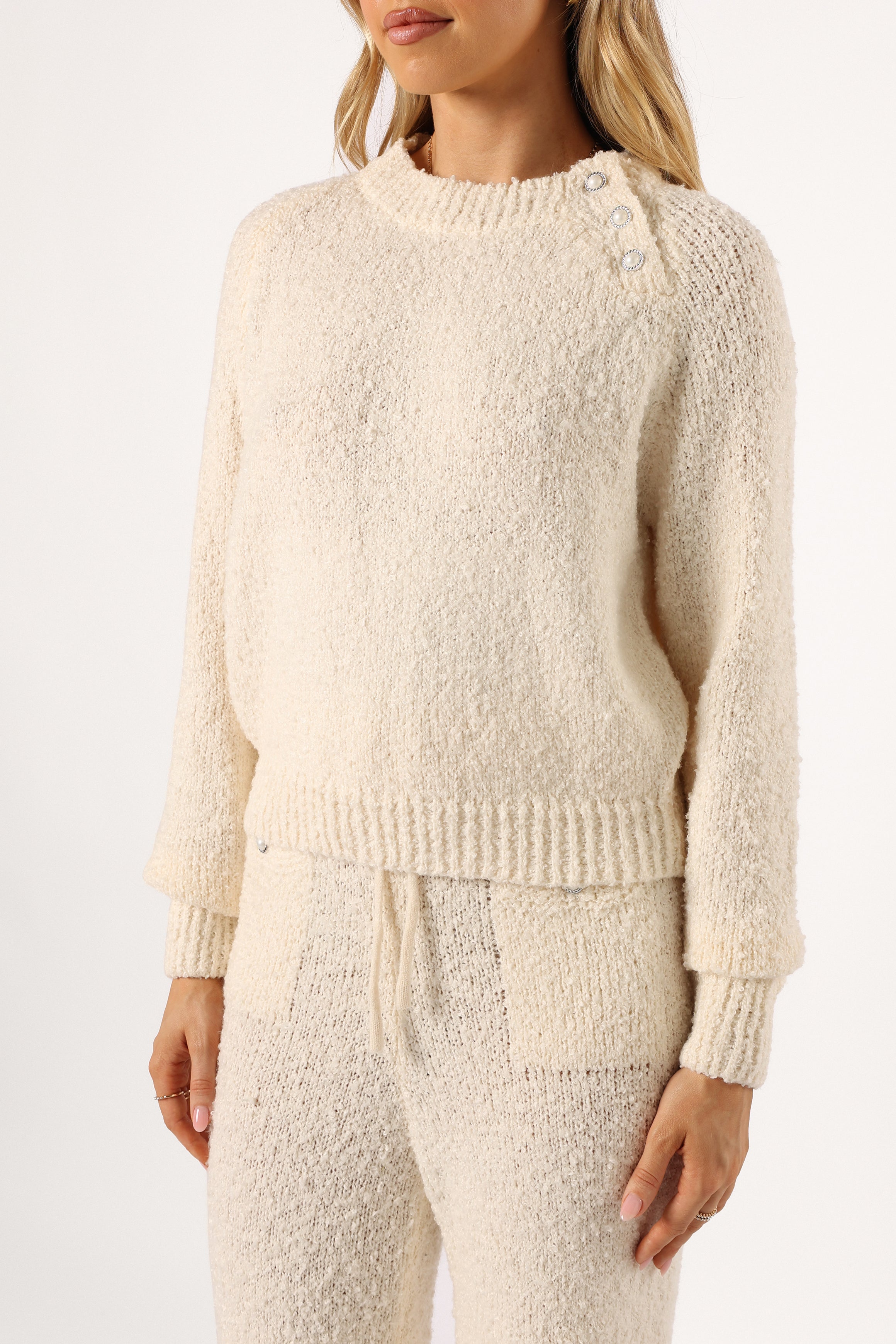 Victoria Knitted Set - Cream