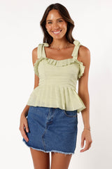 Aubree Top - Sage