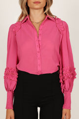 Bettina Shirt - Fuchsia