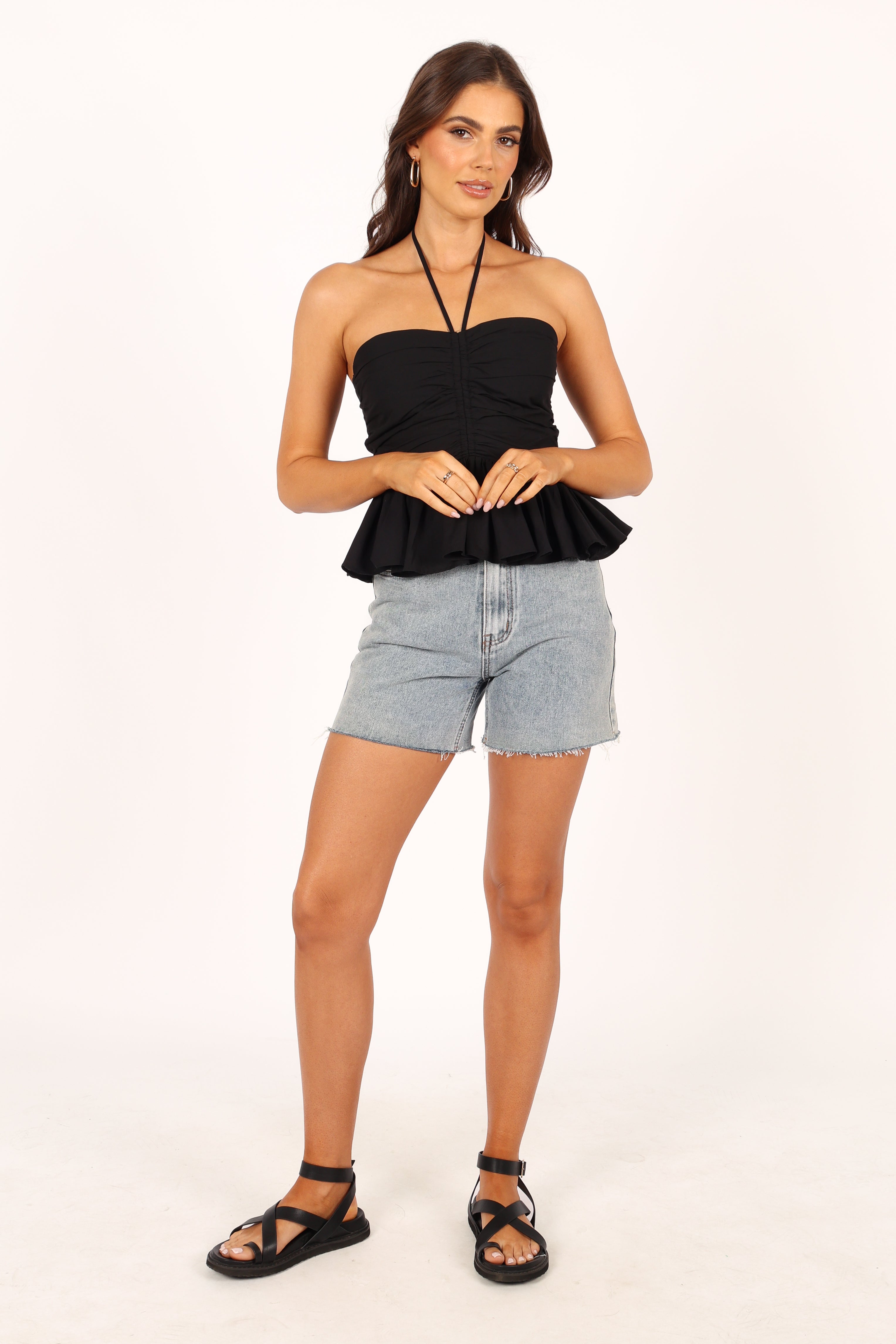 Dede Halter Top - Black