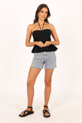 Dede Halter Top - Black