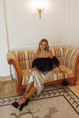 Deedi Off Shoulder Top - Black