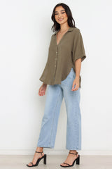 Dion Top - Olive