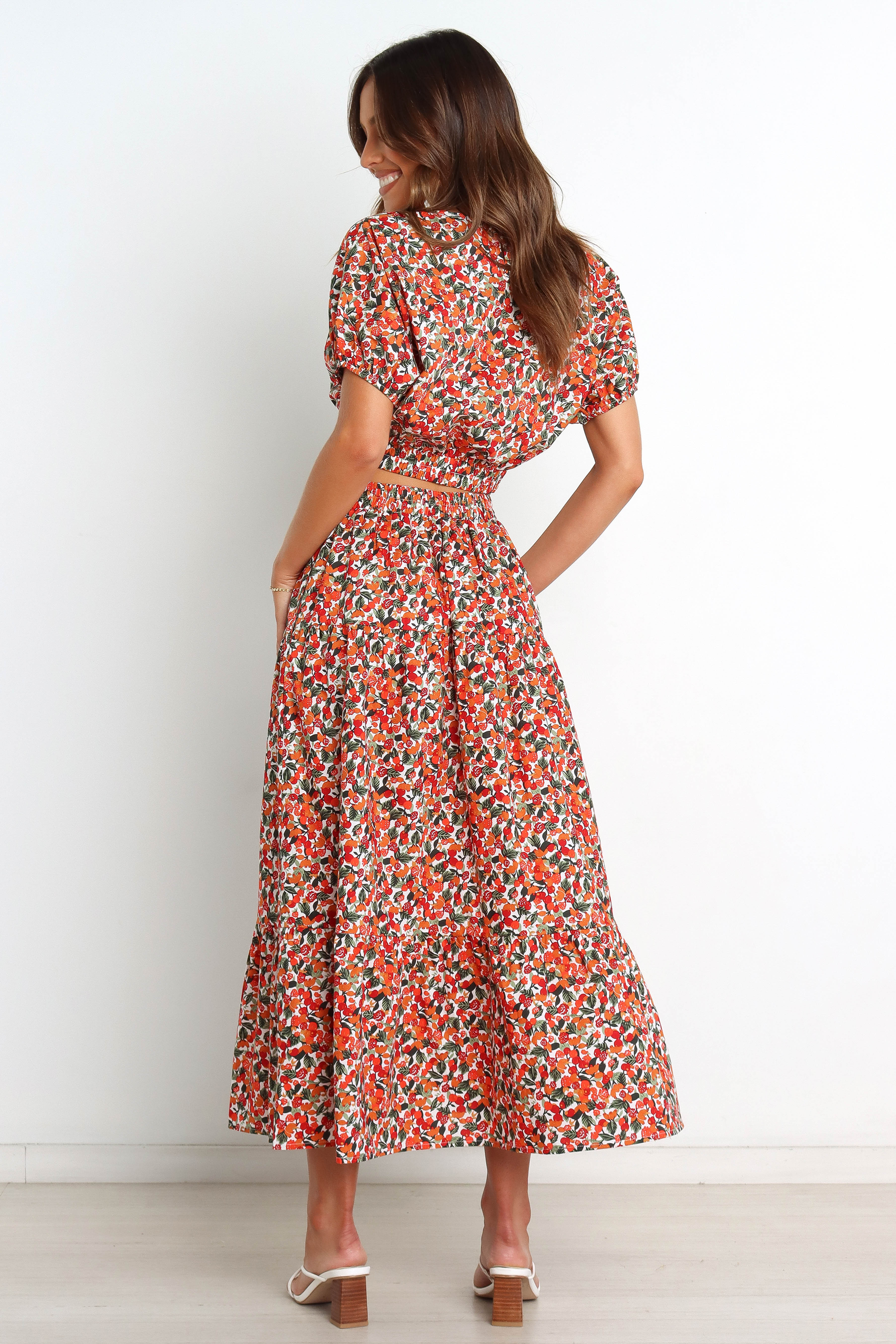 Izzy Top - Red Multi