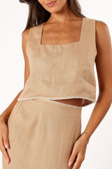 Odette Top - Camel