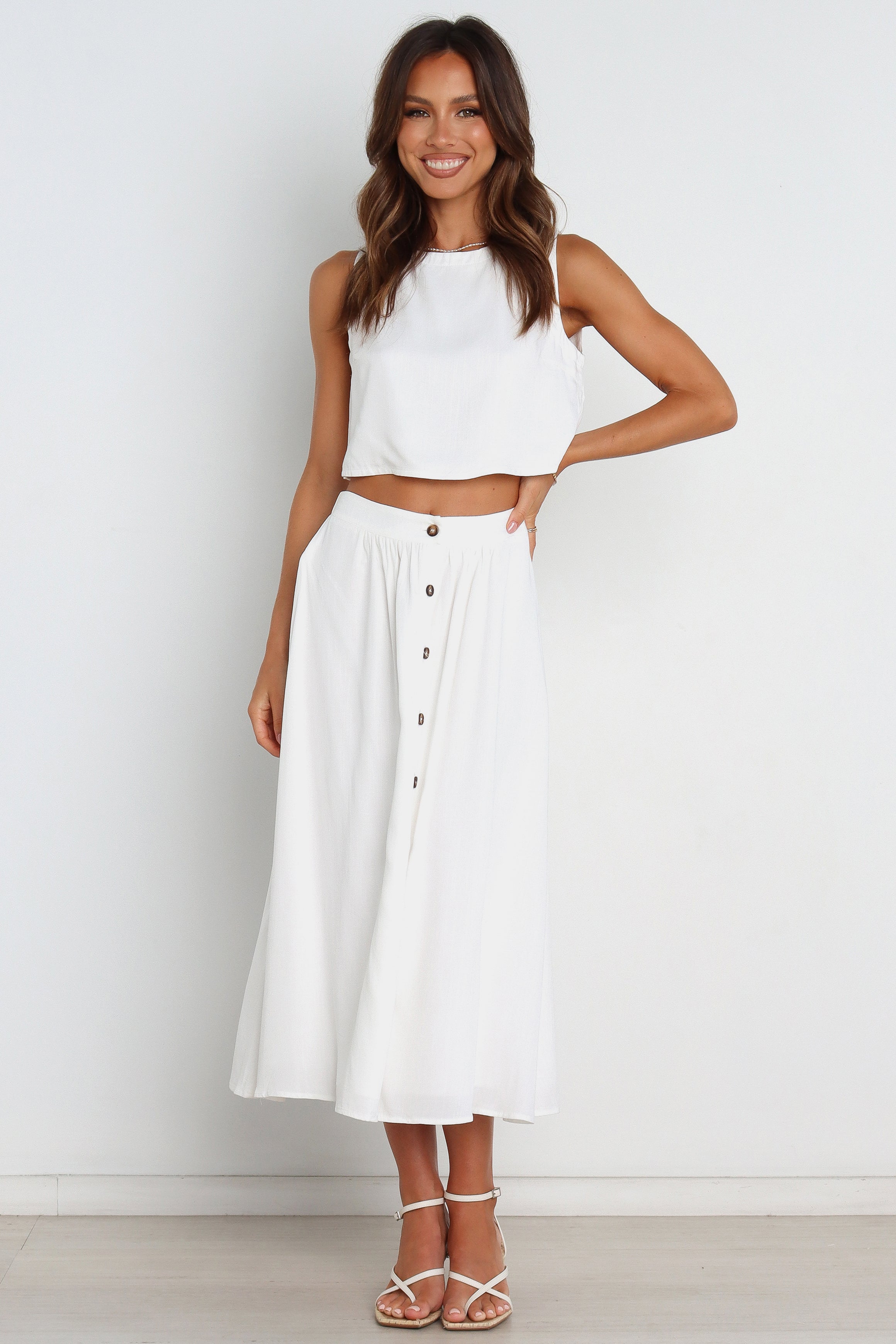 Sutton Top - White